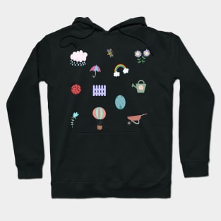 Spring Doodles Sticker Pack Hoodie